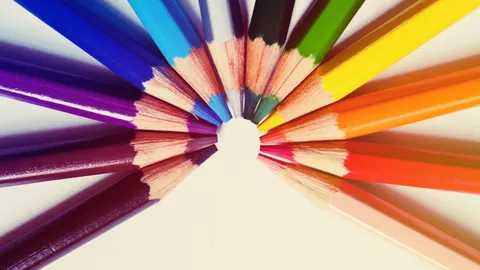 Pencil Colorful Macro