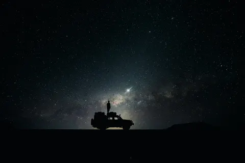 Car Sky Night Stars