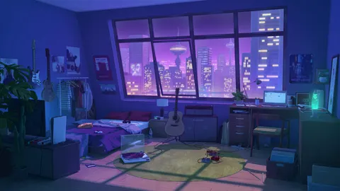 Night City Apartment Room