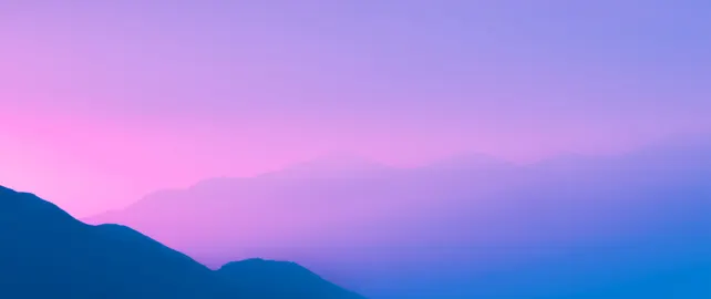 Mountain Skyline Sunset