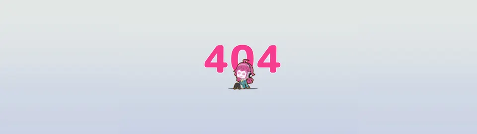 Error 404 Anime Minimal